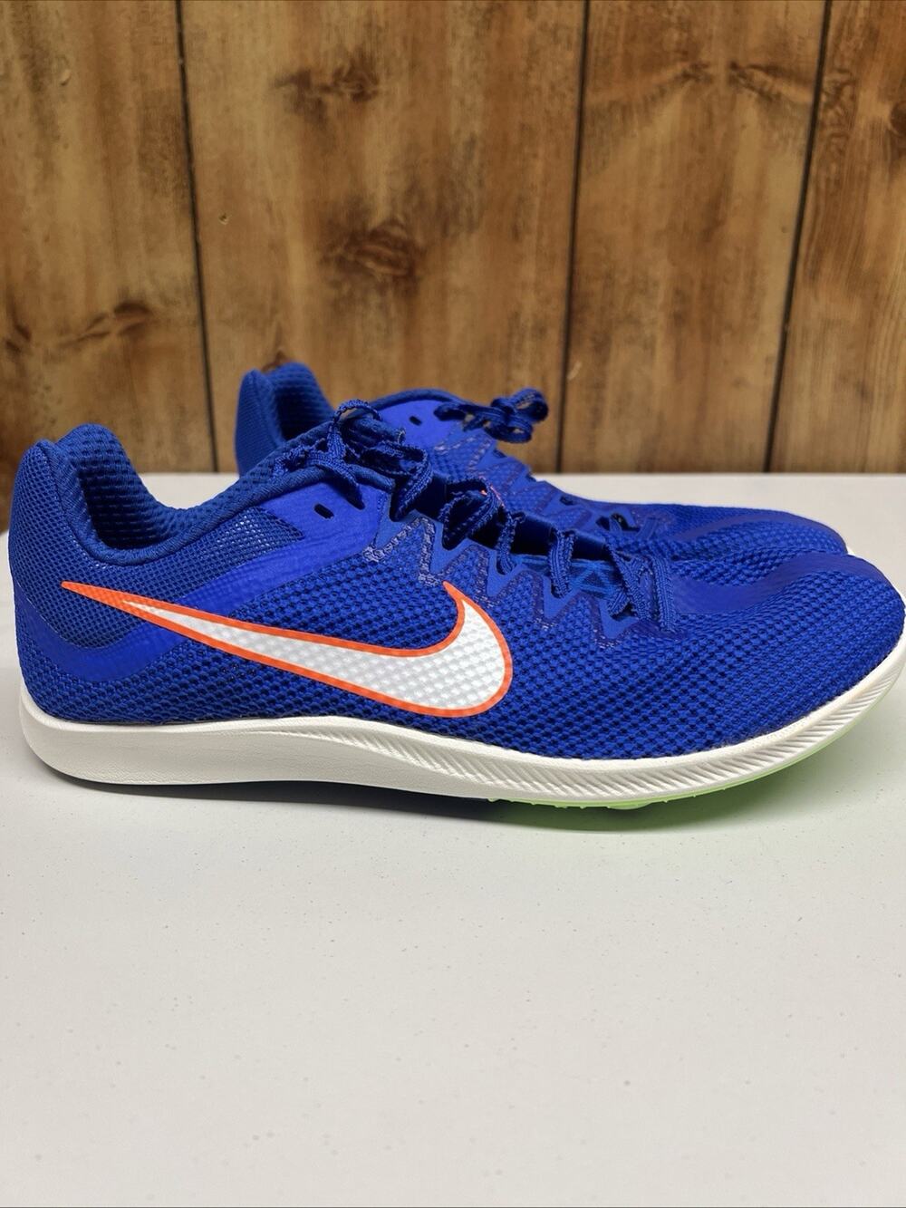 Nike Zoom Rival Blue White Track & Field Shoes Spikes Size 9 DC8725-401